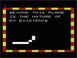 In game image of Explorer, The on the Commodore VIC-20.