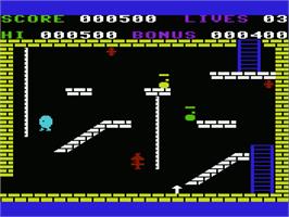 In game image of Forbidden Tower on the Commodore VIC-20.