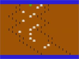 In game image of Ghost Driver on the Commodore VIC-20.