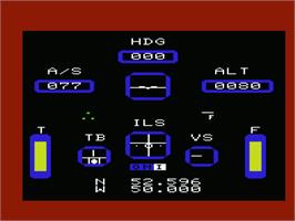 In game image of Ifr - Flight Simulator on the Commodore VIC-20.