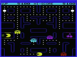 In game image of Jelly Monsters on the Commodore VIC-20.