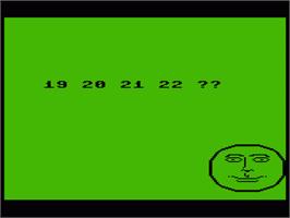 In game image of Kindercomp on the Commodore VIC-20.