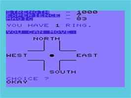 In game image of Lair, The on the Commodore VIC-20.