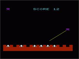 In game image of Laser Blast on the Commodore VIC-20.