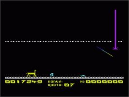 In game image of Metagalactic Llamas Battle At The Edge Of Time on the Commodore VIC-20.
