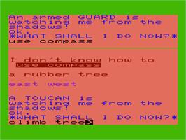 In game image of Nemesis - Part 1 on the Commodore VIC-20.