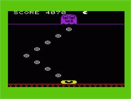 In game image of Pak Bomber on the Commodore VIC-20.