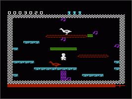 In game image of Perils Of Willy, The on the Commodore VIC-20.
