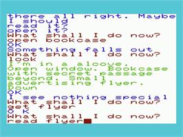 In game image of Pirate Cove on the Commodore VIC-20.