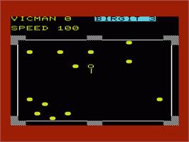 In game image of Pool on the Commodore VIC-20.
