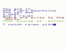 In game image of Quest Of Merravid, The on the Commodore VIC-20.