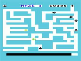 In game image of Return To Fort Knox on the Commodore VIC-20.