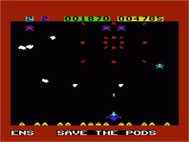 In game image of Revenge Of The Quadra on the Commodore VIC-20.