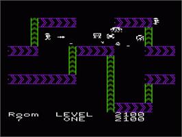 In game image of Shamus on the Commodore VIC-20.