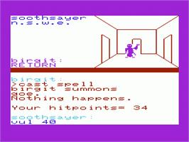 In game image of Sorcery on the Commodore VIC-20.