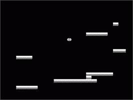 In game image of Splatform on the Commodore VIC-20.