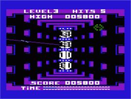 In game image of Star Post on the Commodore VIC-20.