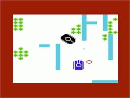 In game image of Tank Arkade - Robot Tank on the Commodore VIC-20.