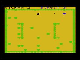 In game image of Tank Battle on the Commodore VIC-20.