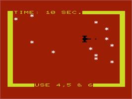 In game image of Tank Gunner on the Commodore VIC-20.
