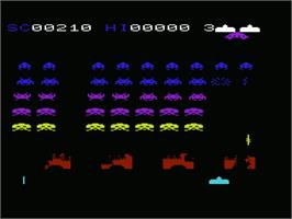 In game image of Vic Avenger on the Commodore VIC-20.