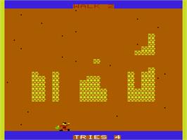 In game image of Wallet Walker on the Commodore VIC-20.