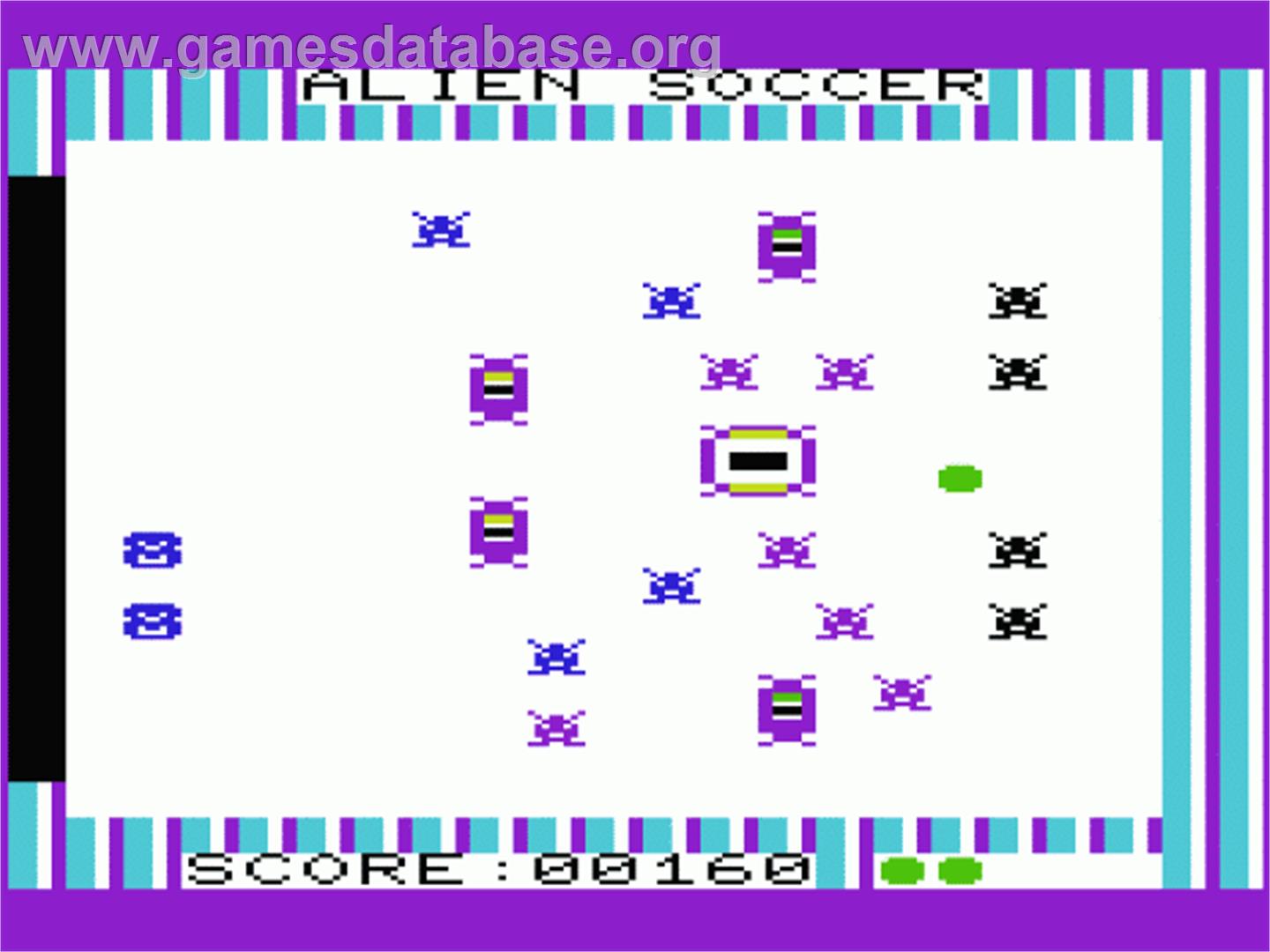 Alien Soccer - Commodore VIC-20 - Artwork - In Game
