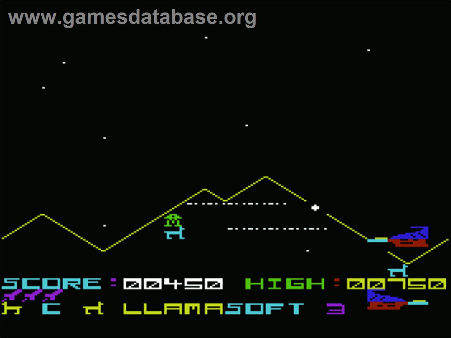 Andes Attack - Commodore VIC-20 - Artwork - In Game