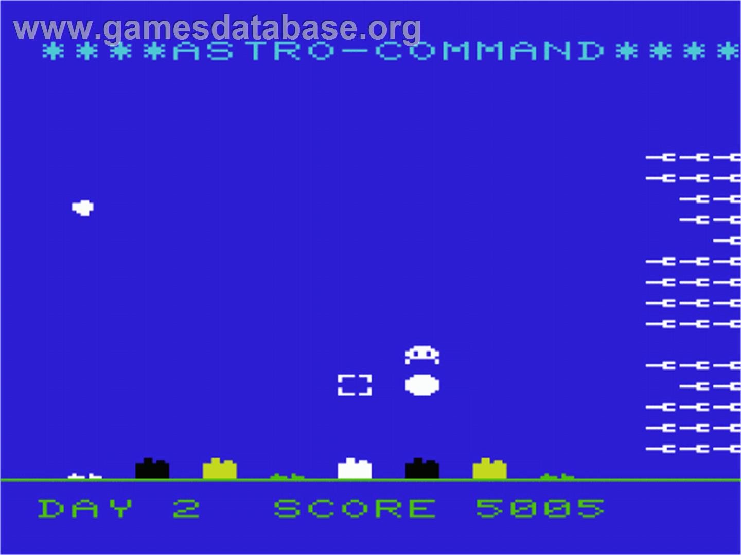 Astro Command - Commodore VIC-20 - Artwork - In Game