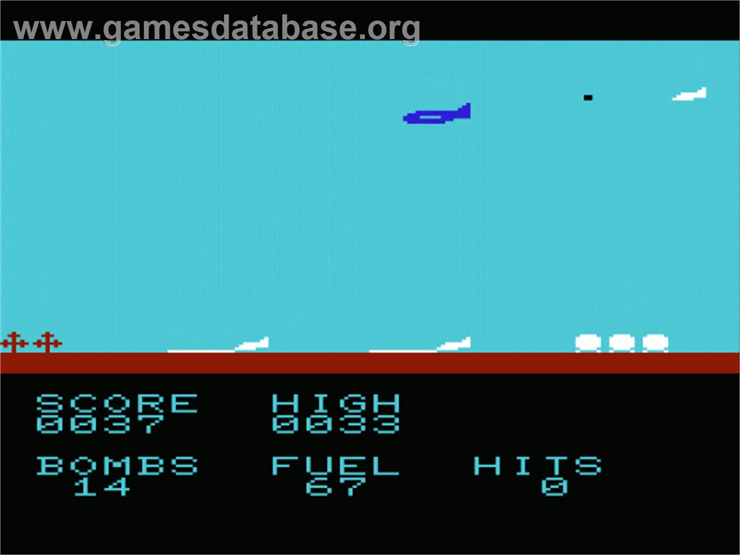 Bomber Attack - Commodore VIC-20 - Artwork - In Game