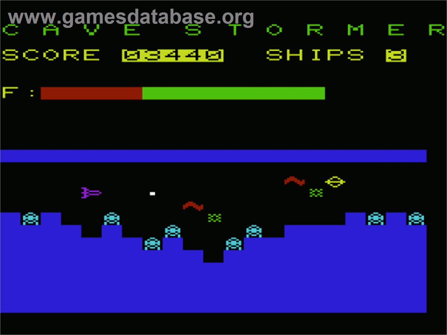 Cave Stormer - Commodore VIC-20 - Artwork - In Game