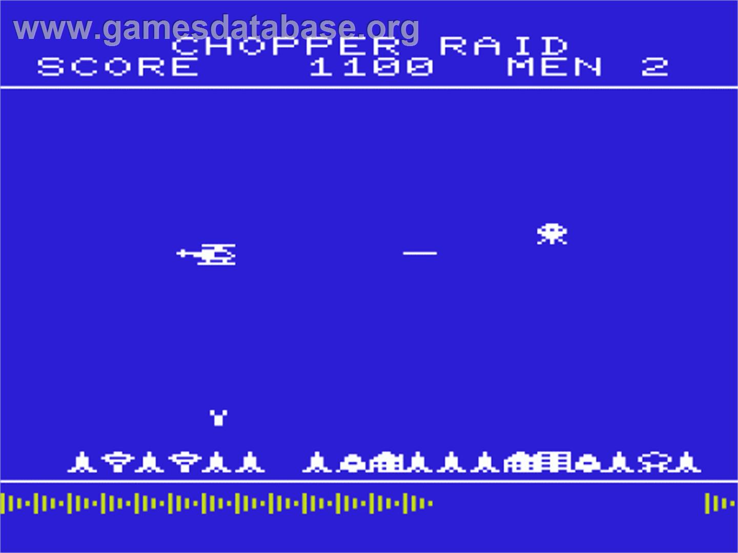 Chopper Raid - Commodore VIC-20 - Artwork - In Game