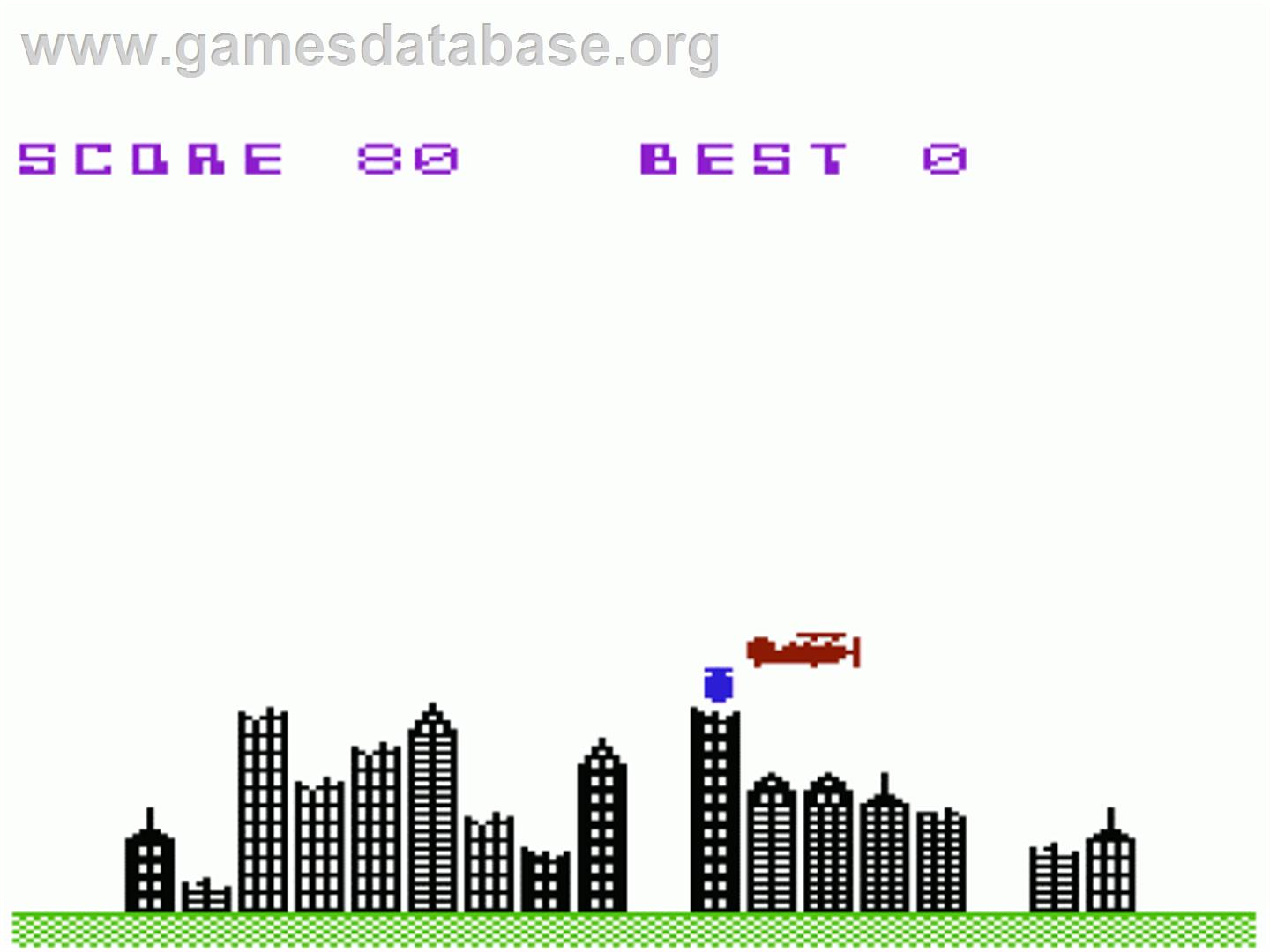 City Bomber - Commodore VIC-20 - Artwork - In Game
