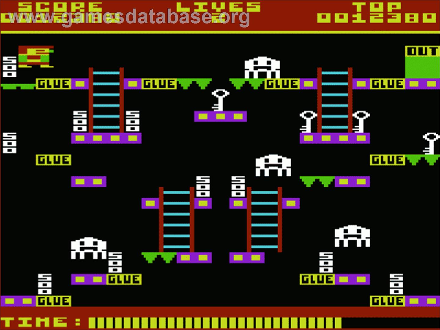 Crazy Cavey - Commodore VIC-20 - Artwork - In Game