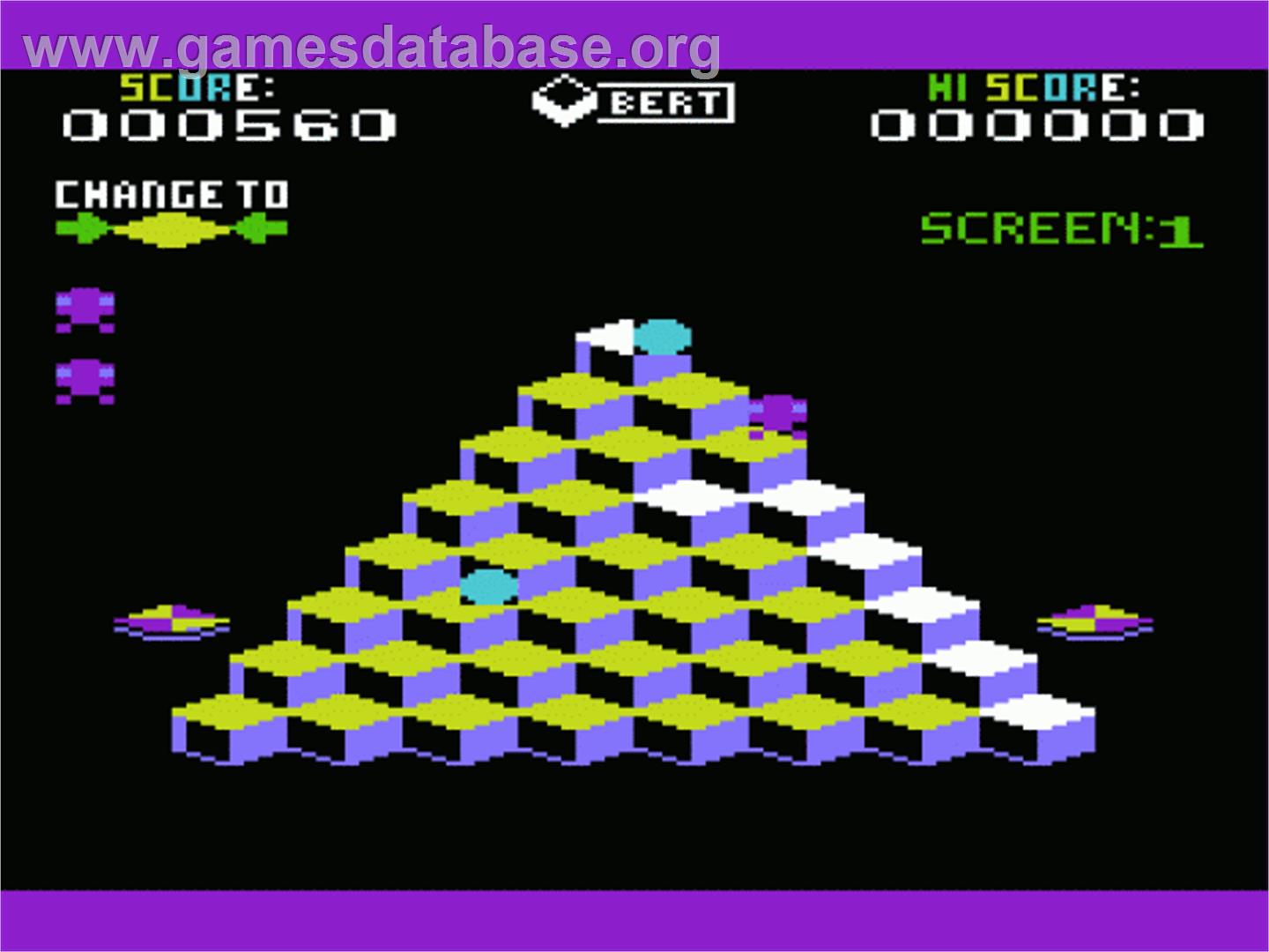 Cube Bert - Commodore VIC-20 - Artwork - In Game