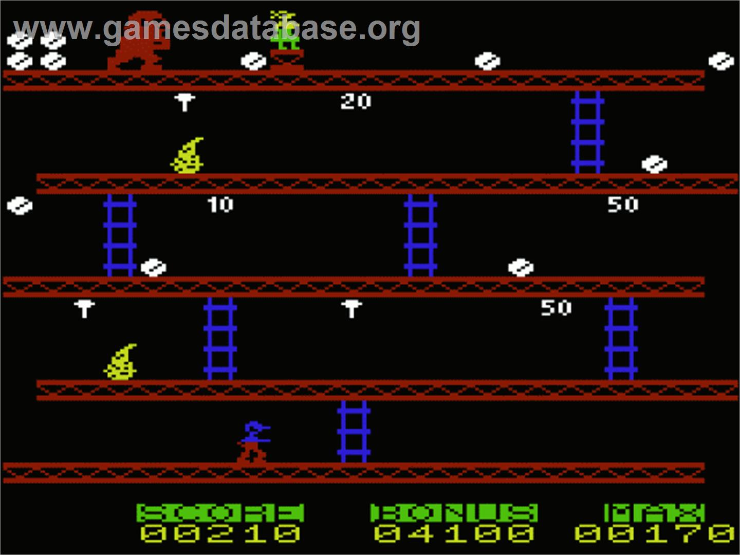 Donkey Kong - Commodore VIC-20 - Artwork - In Game