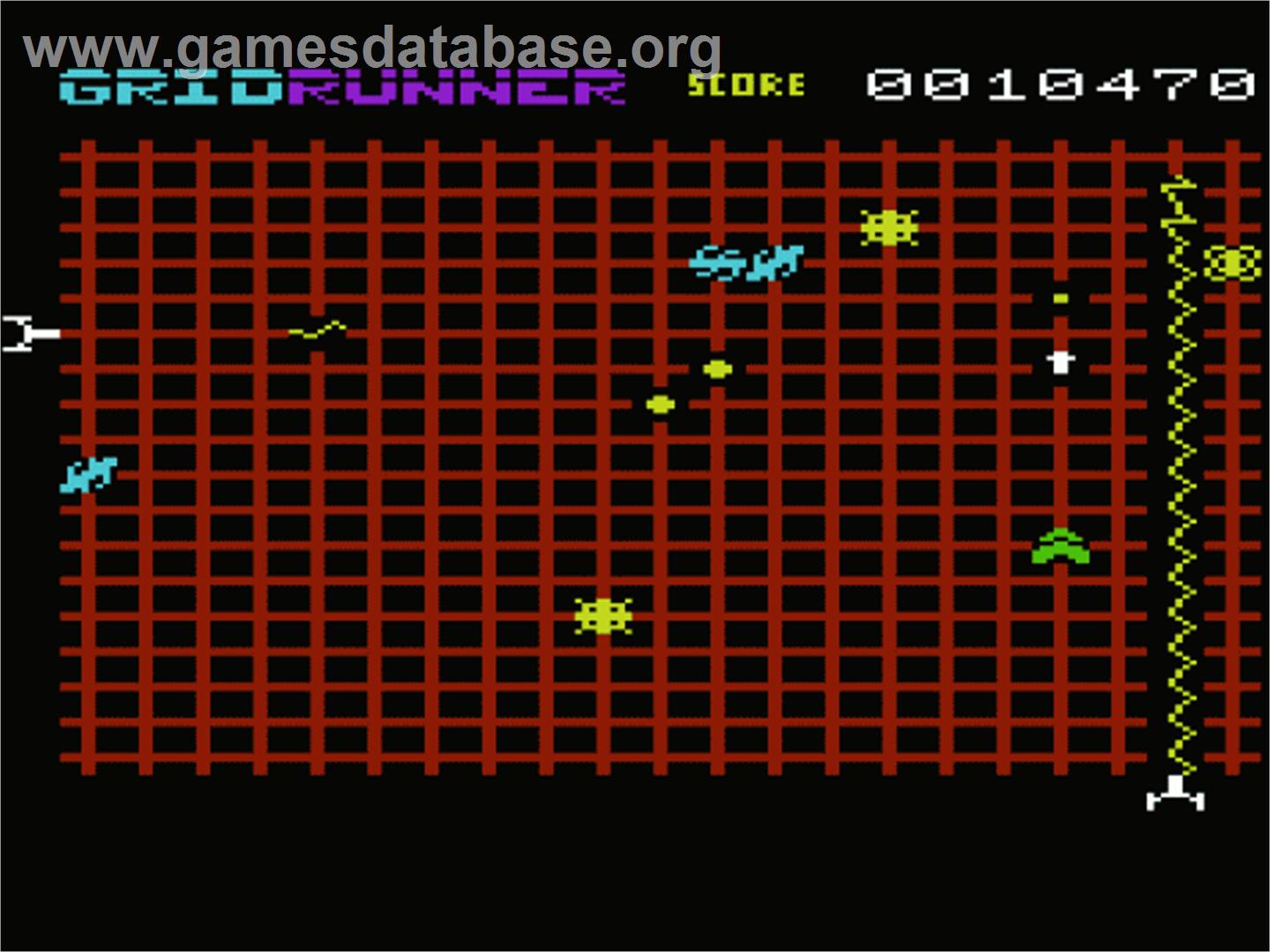 Gridrunner - Commodore VIC-20 - Artwork - In Game