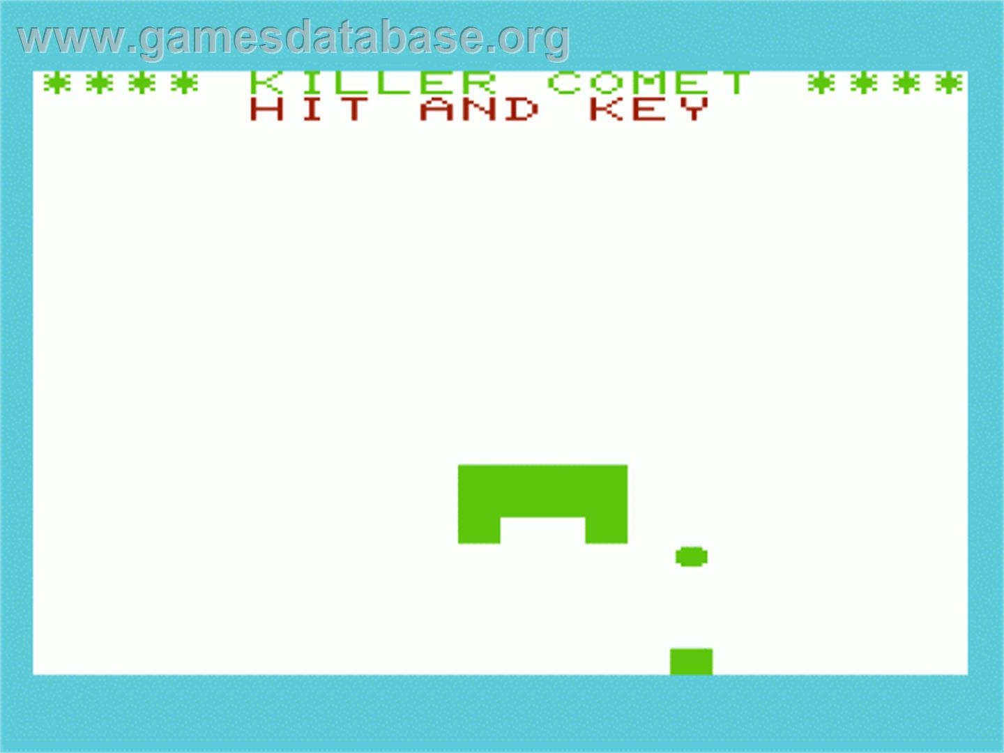 Killer Comet - Commodore VIC-20 - Artwork - In Game