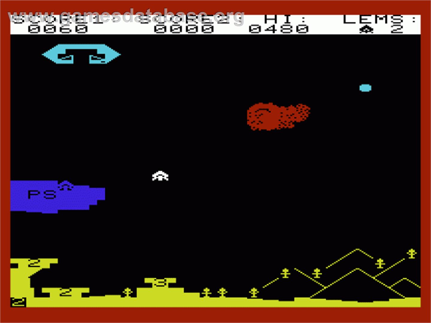 Lunar Rescue - Commodore VIC-20 - Artwork - In Game