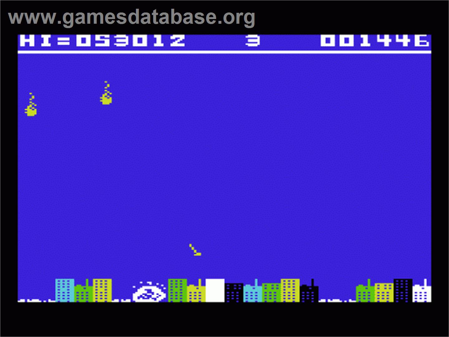 Meteor Shower - Commodore VIC-20 - Artwork - In Game