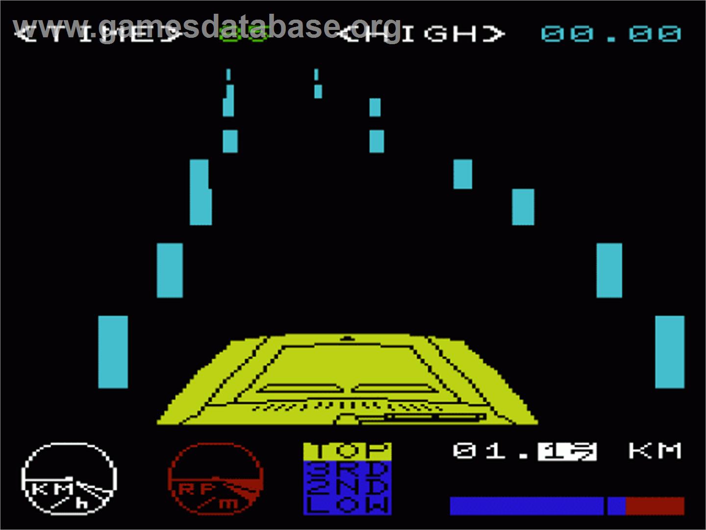 Midnight Drive - Commodore VIC-20 - Artwork - In Game