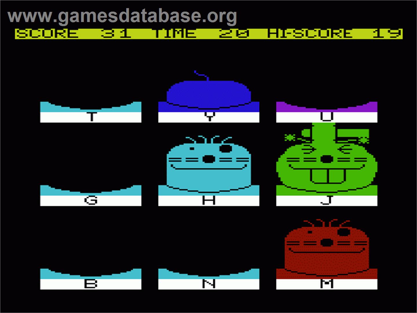 Mole Attack - Commodore VIC-20 - Artwork - In Game