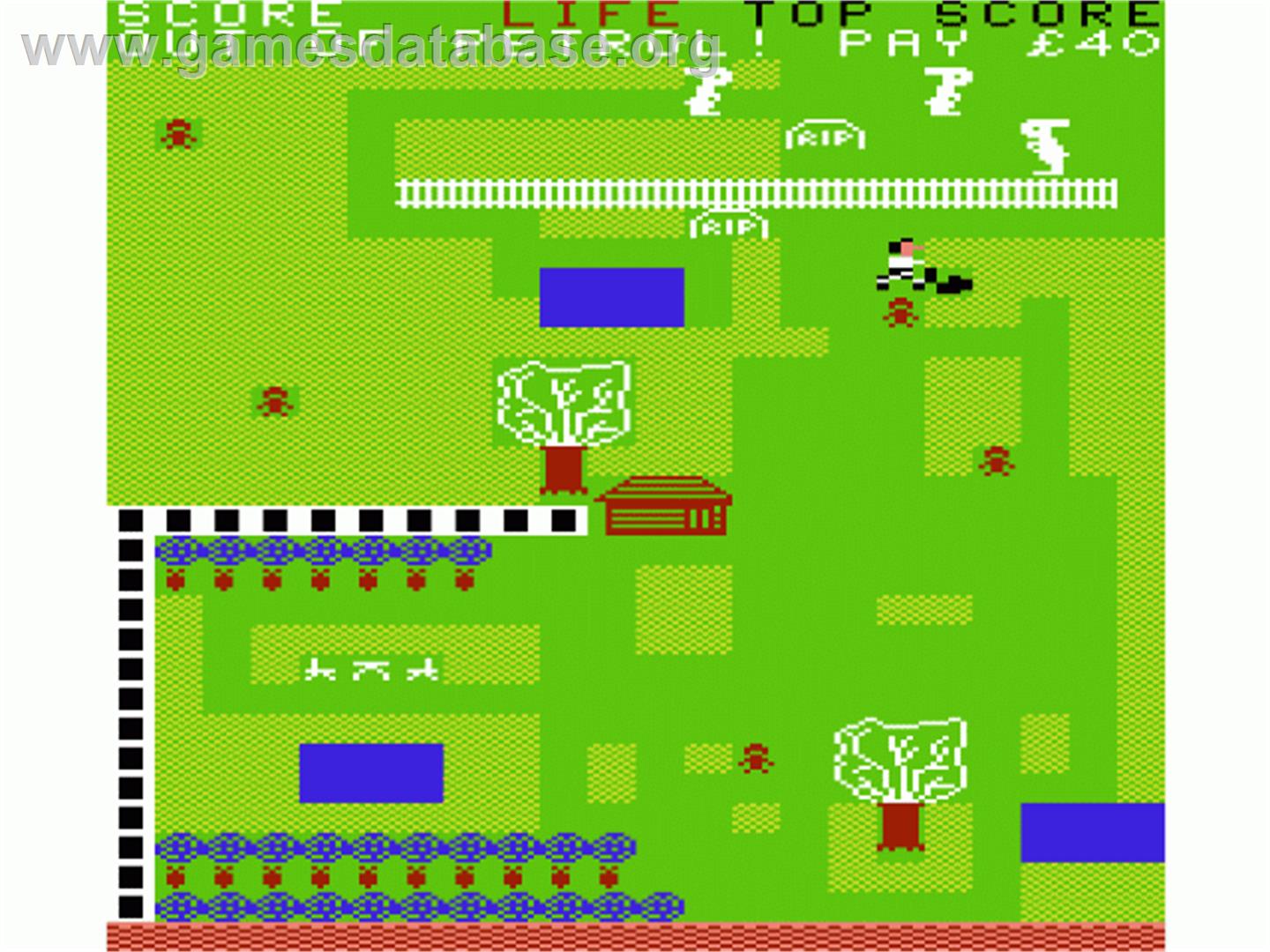 Mower Mania - Commodore VIC-20 - Artwork - In Game