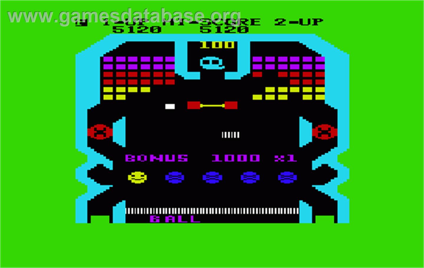 Pinball - Commodore VIC-20 - Artwork - In Game