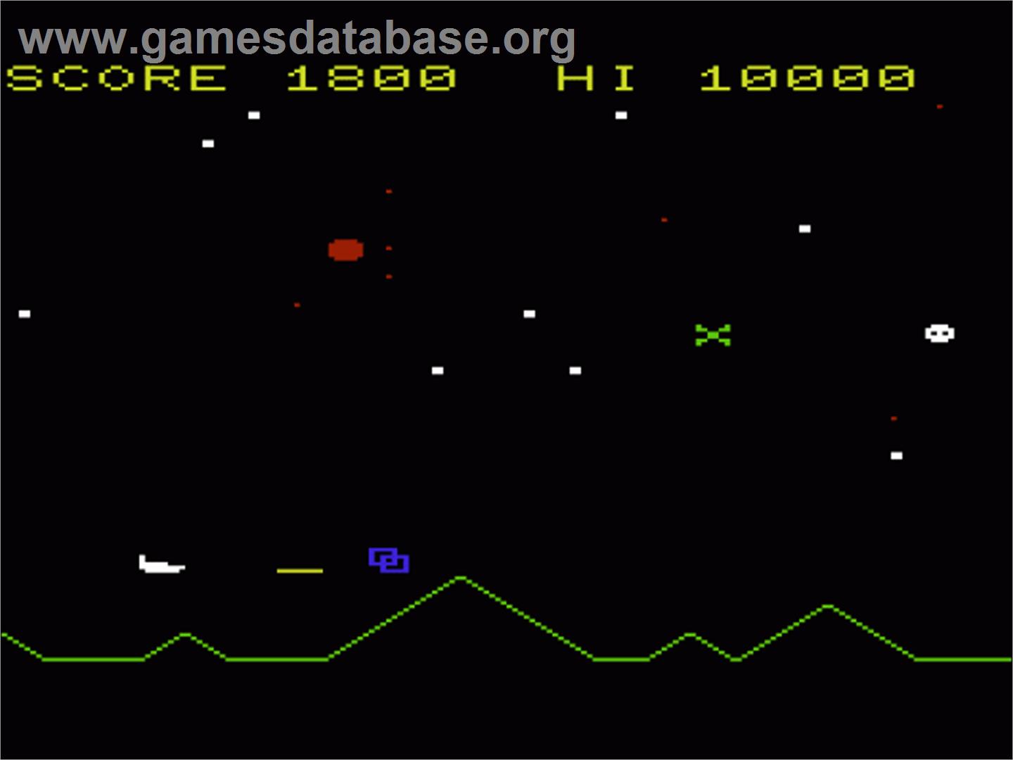 Planetoids - Commodore VIC-20 - Artwork - In Game