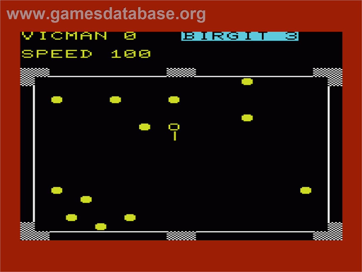 Pool - Commodore VIC-20 - Artwork - In Game