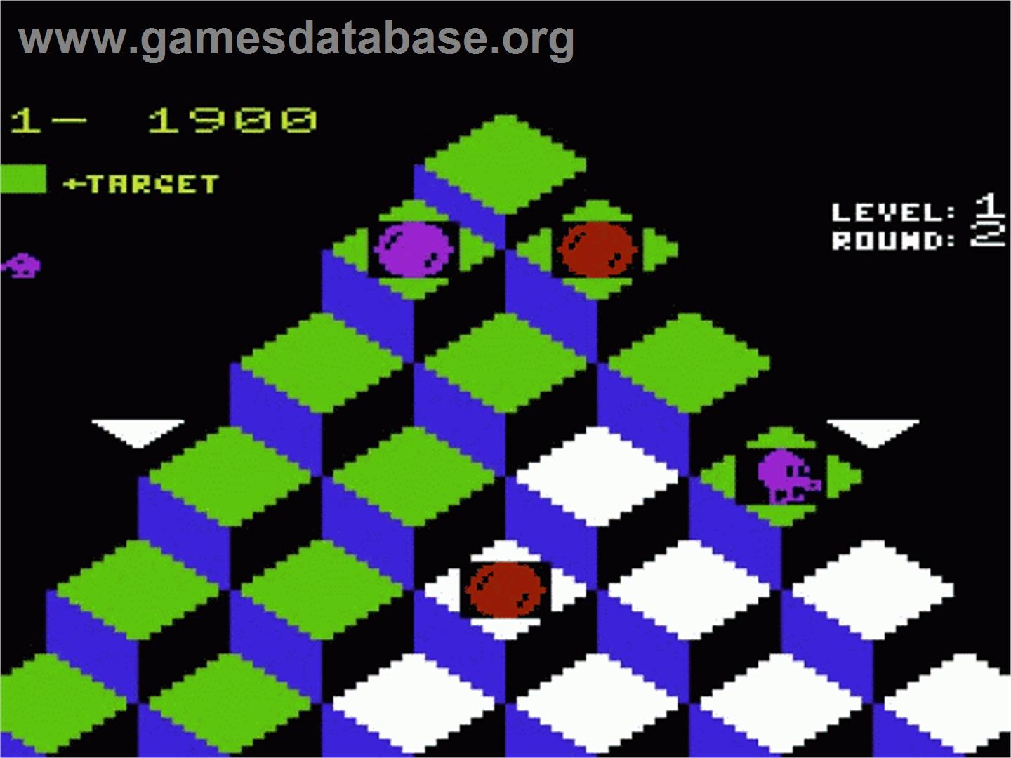 Q-bert - Commodore VIC-20 - Artwork - In Game
