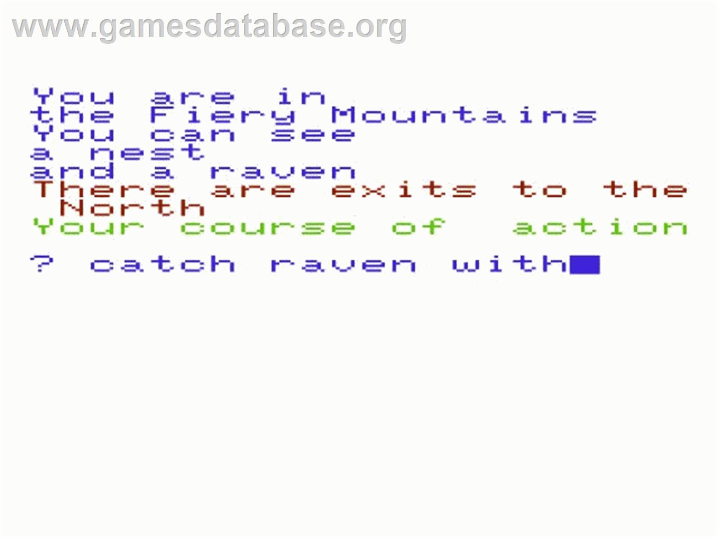 Quest Of Merravid, The - Commodore VIC-20 - Artwork - In Game