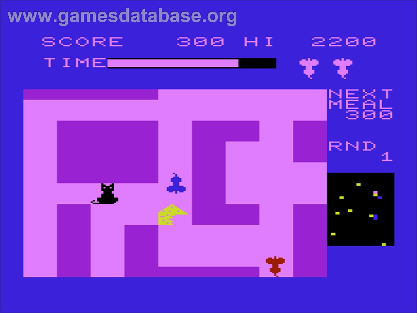 Radar Rat Race - Commodore VIC-20 - Artwork - In Game