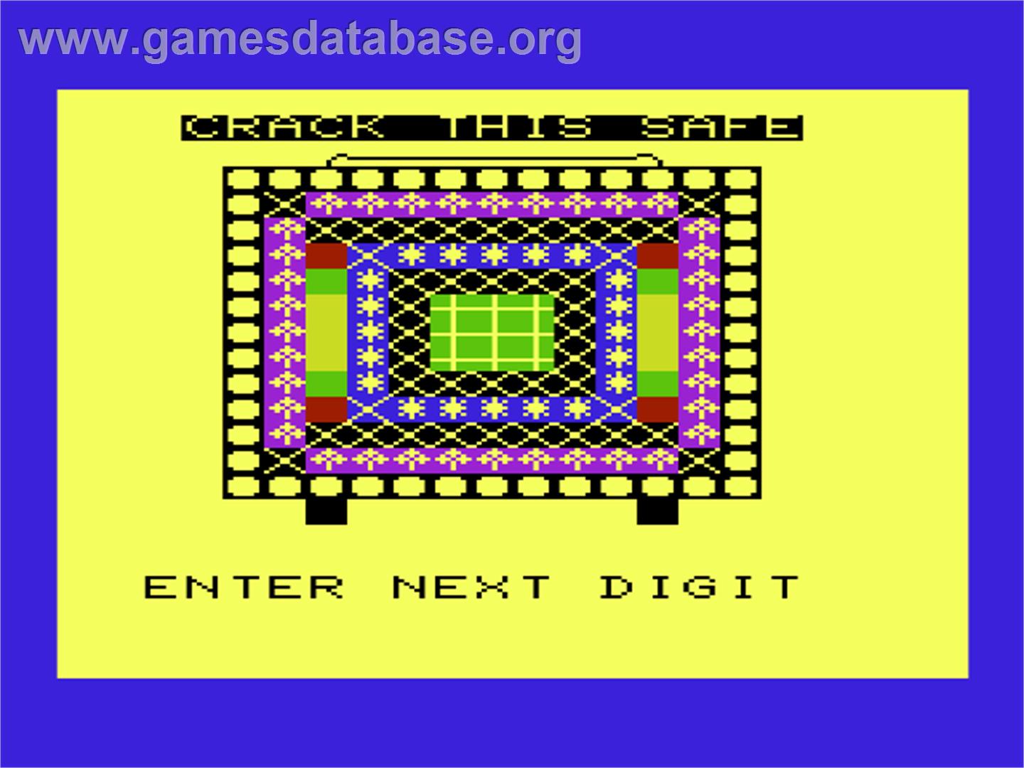 Safecracker - Commodore VIC-20 - Artwork - In Game